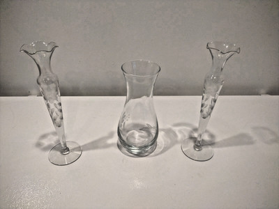 Paşabahçe - Beykoz Plant - Vase Set - Turkey - 1930s