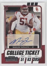 2021 Panini Contenders Draft Picks College Ticket Marlon Tuipulotu #269 Auto 0g4