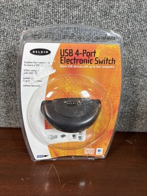 Belkin  USB 4-Port (F1U200) 4-Ports External Switch