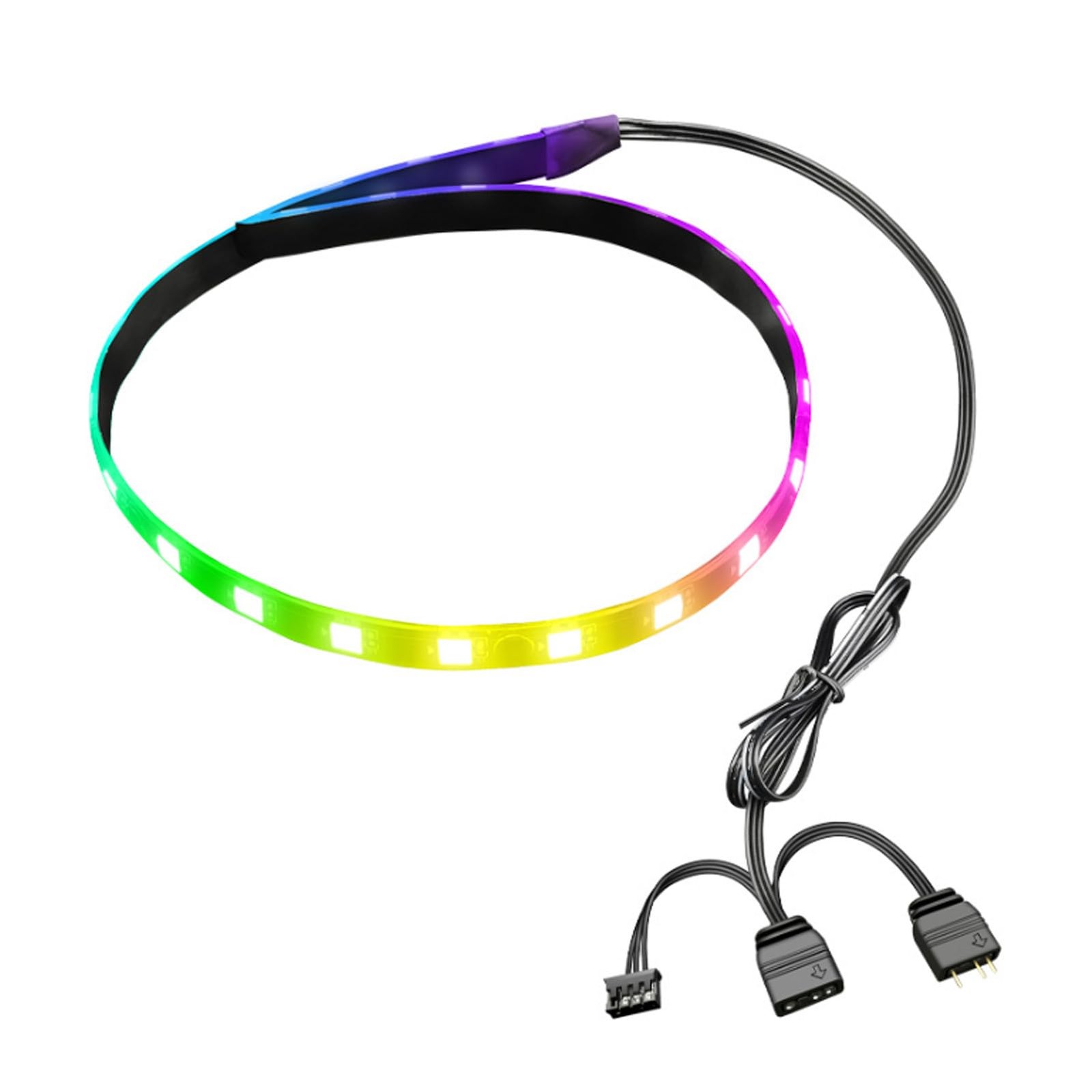 Bande Lumineuse LED PC pour Setup Gaming Nocturne, Éclairage Réactif Magnétique 5V ARGB Sync