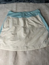 Nike Golf Women s Medium Skirt White Blue Golf Tennis 5985