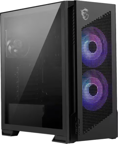 MSI MPG VELOX 300R Airflow PZ Midi Tower Gaming Gehäuse, Seitenfenster, Schwarz
