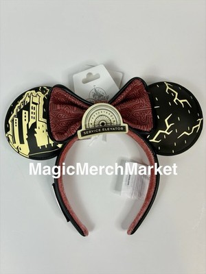 Disney Parks Loungefly Tower Of Terror Service Elevator Ears Headband New