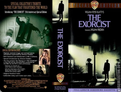 Warner Home Video The Exorcist VHS Tape Special Edition 25th Anniv R 1973 - Image 1 of 4
