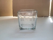 Cleveland, Ohio Skyline Glass Candle Holder/Drinking Glass