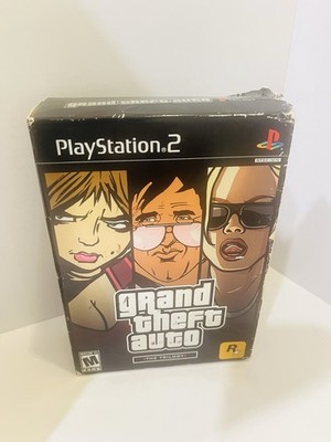 PS2 Grand Theft Auto Trilogy GTA III, Vice City, San Andreas (2005) Works.
