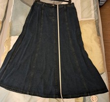 Jeansrock, lang,von Marco Pecci, Gr.44, Marin...