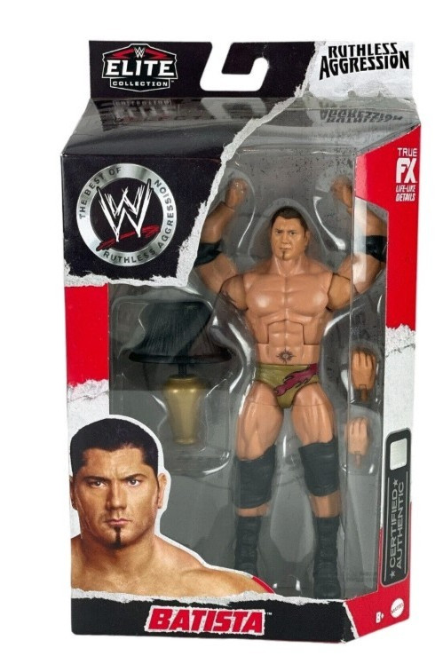 BATISTA WWE Ruthless Aggression Elite Collection 6" Action Figure