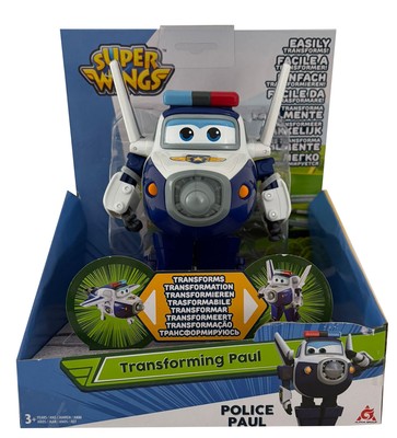 Super Wings Paul Transforming, Einfach Transformiren-2-in-1 Roboter & Flugzeug
