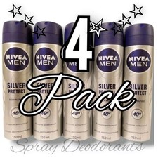 4 Pck Silver Protect NIVEA DEODORANT For Men Deso Para Hombre