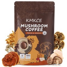Mushroom Coffee, 6 Organic Mushrooms with Lion's Mane, 1 Count Pack of 1
