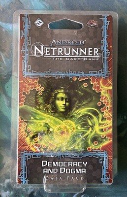 Android Netrunner Democracy and Dogma Data Pack Sealed Komplett