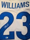 Kyren Williams Signed Los Angeles Rams #23 Jersey NFL Beckett BAS Witnessed