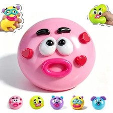 9cm Dog Face Swap Smushers Squishy Toy Soft Slow Rise Squeeze Sensory Fidget 1PC