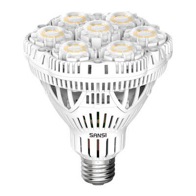 LED Leuchtmittel Kaltes Weiß 5000LM Scheinwerfer BR30 40W Birne E27 auf E40
