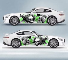 Skeleton Car Decal Skull Car Decal Cool Car Decals Both Sides Car Livery