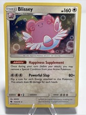 POKEMON BLISSEY #153/214 RARE HOLO COSMOS SWIRL LOST THUNDER