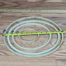 Embroidery Hoops Cross-Stitch Quilting Set of Four T1/1 