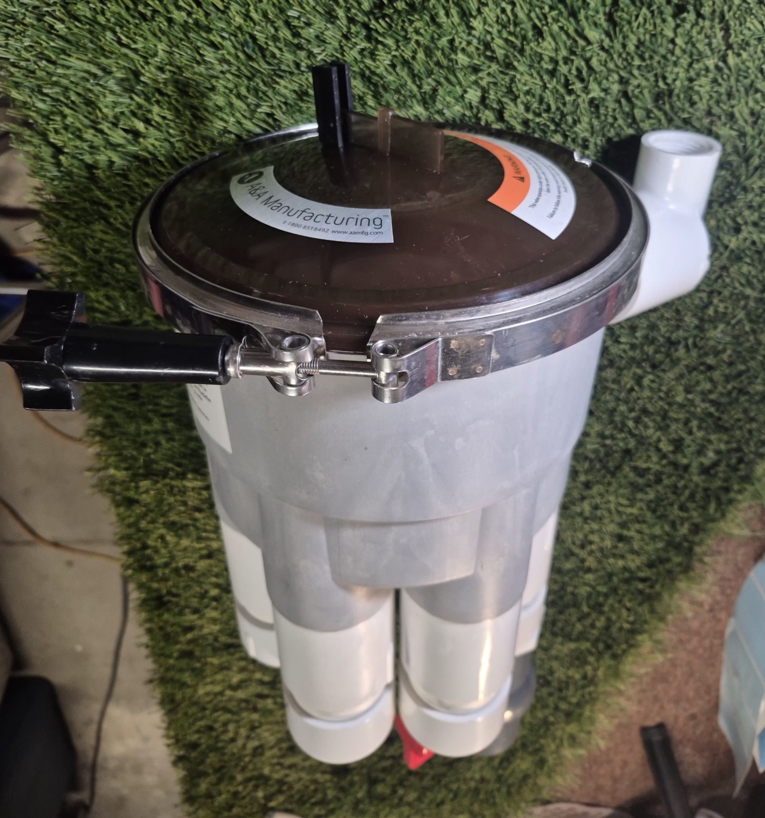 *Perfect*Low Profile 2" 6 Port Actuator T-Valve - Pentair In-Floor(A&A) (C93)