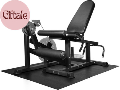 2-In-1 Leg Extension and Curl Machine, Home & Gym Quadriceps Hamstrings Trainer,