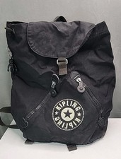 MOCHILA/MOCHILA BOLSO KIPLING FUNDAMENTAL VINTAGE Negro CORDÓN NYLON *Leer*