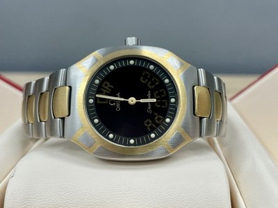 OMEGA SEAMASTER POLARIS TWO TONE DIGITAL WATCH REF. 2440.50.00 