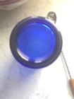 Vintage Hazel Atlas Cobalt Blue Glass Cocktail Shaker Windmill Barware — photo 8