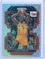 2022 Panini Prizm WNBA LISA LESLIE #167 W24 SILVER MOJO PRIZM #18/25 SPARKS