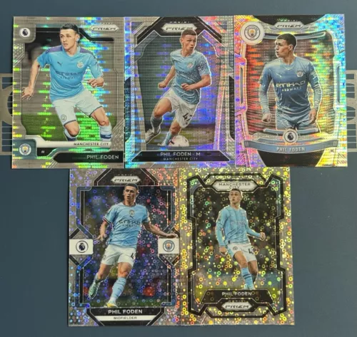 PHIL FODEN Panini Prizm Premier League Rookie, 5 years SILVER DISCO Breakaway