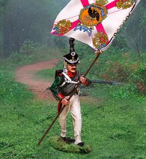 COLLECTORS SHOWCASE NAPOLEONIC BRITISH ALLIES CS00941 RUSSIAN FLAG BEARER MIB