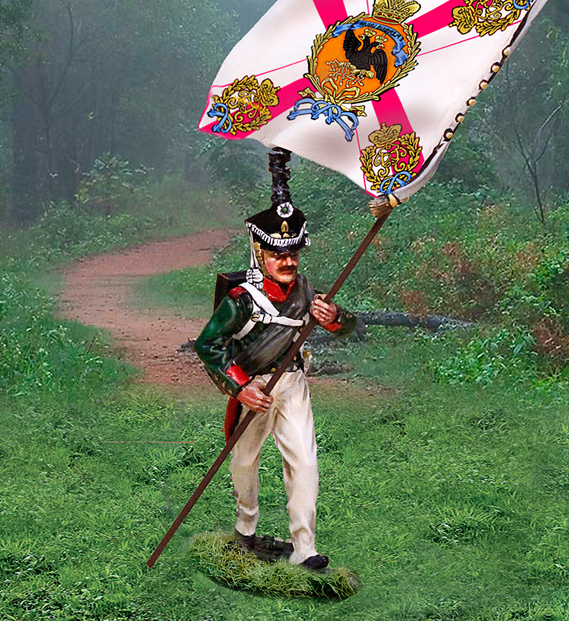 COLLECTORS SHOWCASE NAPOLEONIC BRITISH ALLIES CS00941 RUSSIAN FLAG