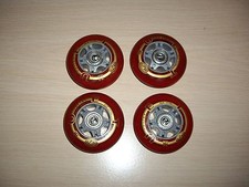 Replacement luggage inline skate wheels Red Colour