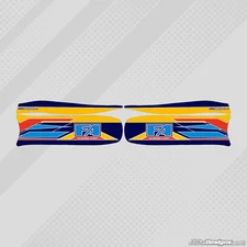 2016 FA ALONSO STYLE M6 SIDE POD STICKER KIT - KARTING - JakeDesigns