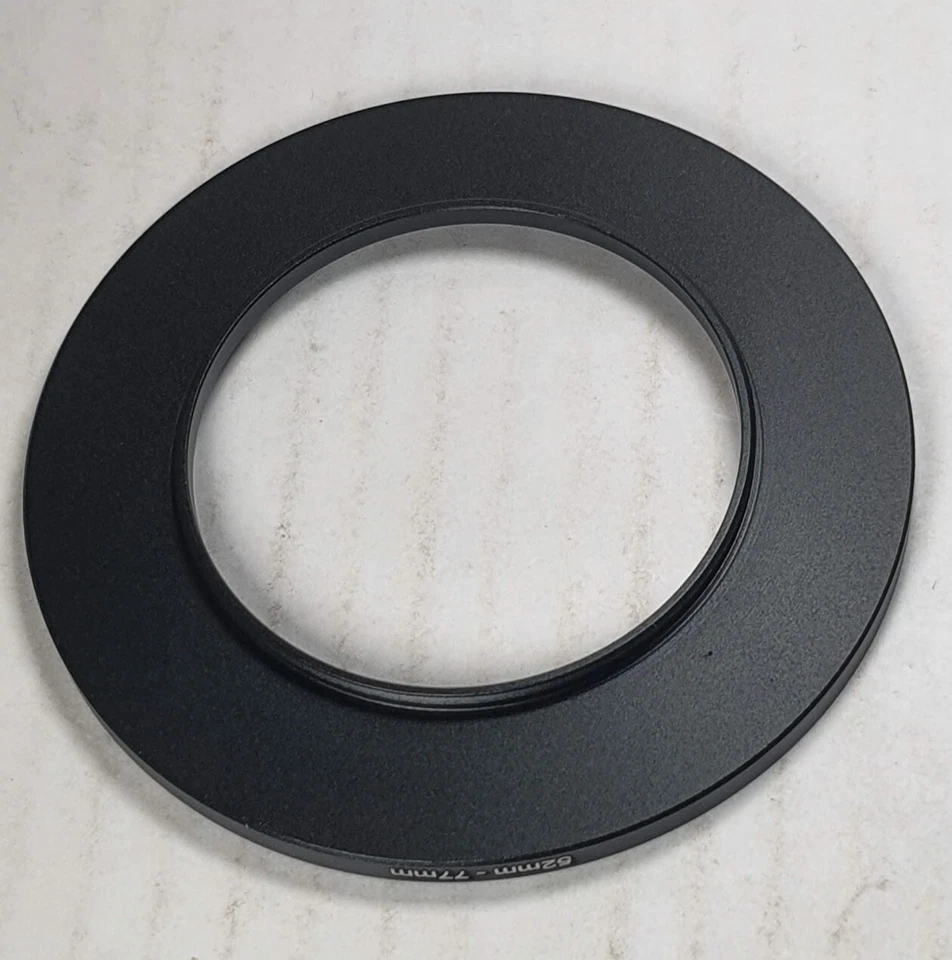 52-77mm Metal Step Up Lens Filter Converter Adapter Ring 52mm-77mm  E-52-E-77 - Image 3 of 4