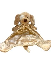 Baby Gund Tan Beige Spunky Puppy Dog Security Blanket Lovey Plush Dog