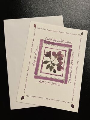  Get Well  Prayer Card: 1 Card&Env: