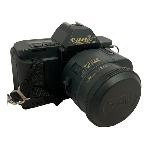 Canon T80 35mm Auto Focus SLR Film Camera kit AC 3570mm 1 3.54.5 Zoom Lens eBay