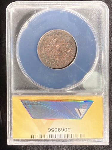 1804 Draped Bust Half Cent F12 Dtls K340 - Picture 2 of 2