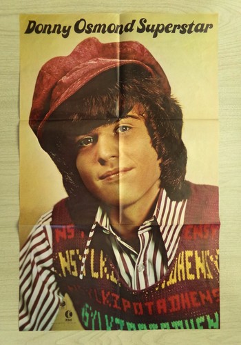 Donny Osmond Superstar 2 Album Set with Poster 33rpm K-Tel Records Collectible - Picture 2 of 12