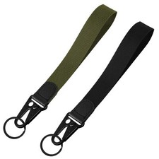 2 Pack Hand Wrist Lanyard Keychain Holder for Car Keys ID Badge Wallet Card