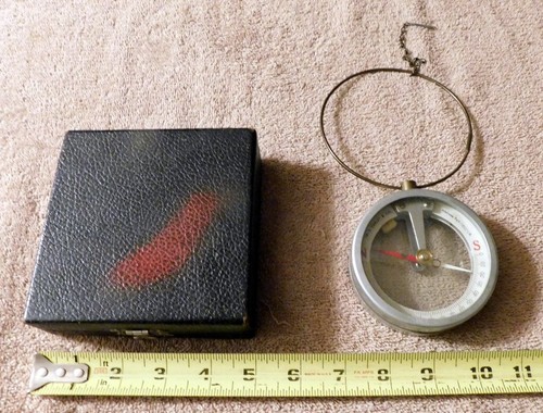 Vintage WS Darley Tilling Water Line Mining Compass Chicago Melrose Park ILL.