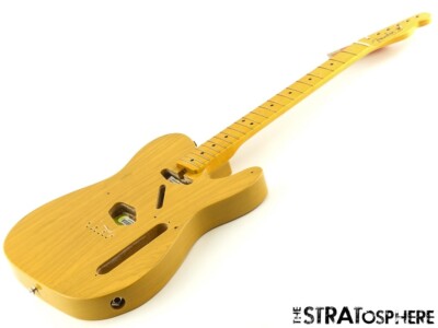 Fender AV II 1951 Tele BODY + NECK, Telecaster Butterscotch Blonde