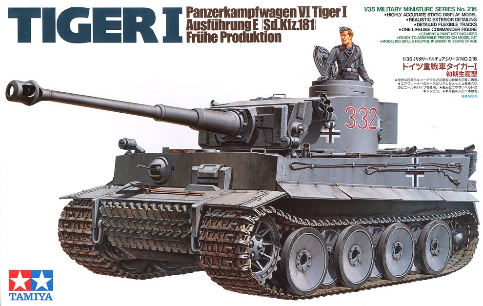 Wwii German Tank Panzer Vi Tiger I Ausf.e Early Ver.