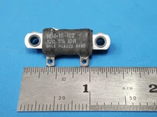 POWER RESISTOR WIRE WOUND, HLM-10-10Z-0.12-5%, DALE , 0.12 Ohm, 10W , 5% , ONE