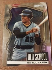 2022 ROD CAREW PANINI PRIZM OLD SCHOOL BASEBALL CARD #OS-9 TWINS ANGELS