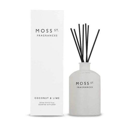 Coconut and Lime 275ml Reed Diffuser by Moss St Fragrances - Picture 2 of 2