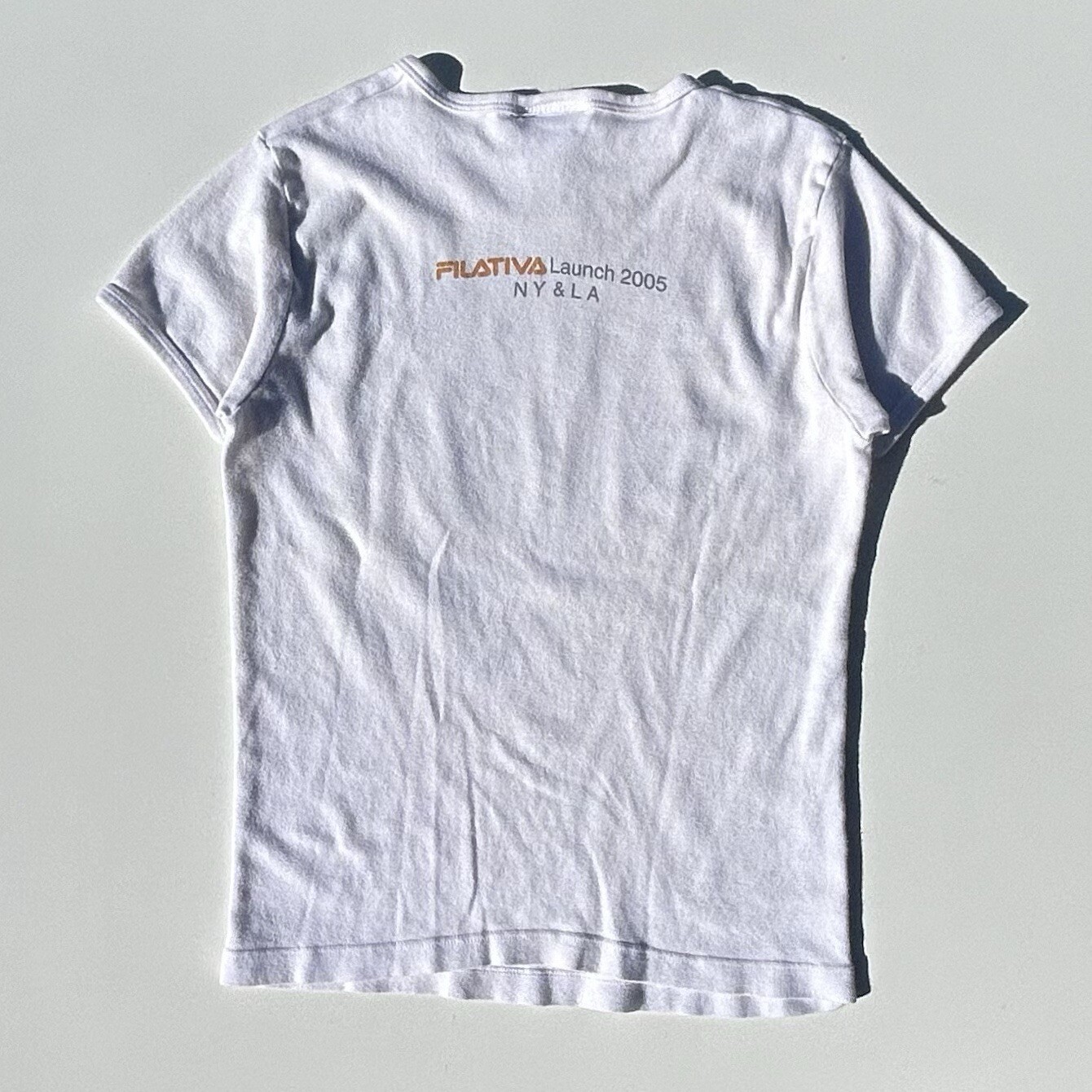 T shirt maglietta bambino donna promo lancio FILATIVA 2005 vintage taglia grande