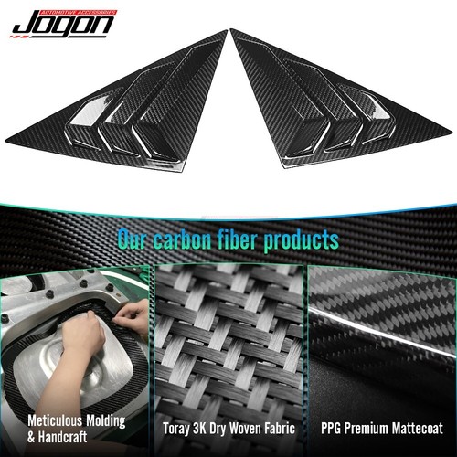 Carbon Fiber Quarter Window Louver Cover Trim For Acura Integra Type S 2023-2025 - Picture 5 of 14