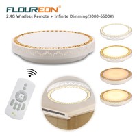 24w Round Wireless Remote Control 96 Led Ceiling Light Living Bed Room Lighting 24w Round Wireless Remote Control 96 Led Ceiling Light Living Bed Room Lighting
