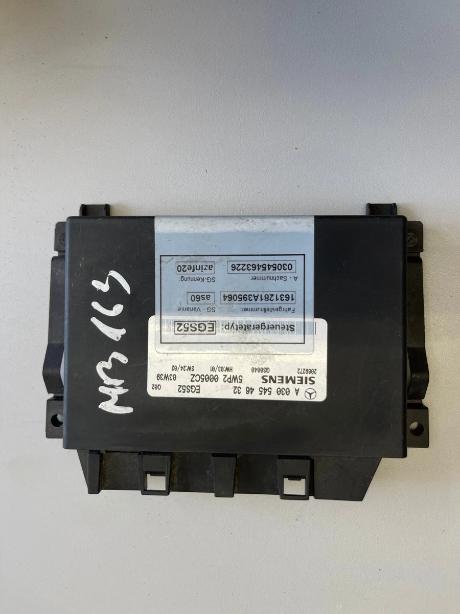 MERCEDES W163 TRANSMISSION CONTROL MODULE REPLACEMENT AND, 42 OFF